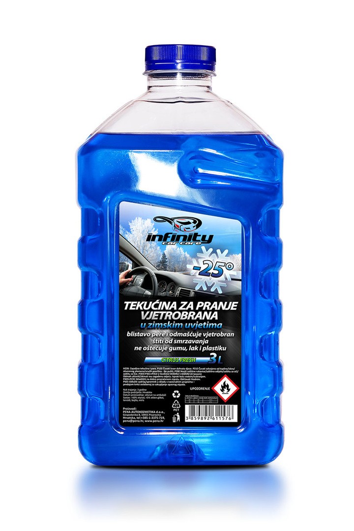 ZUNANJA AVTOKOZMETIKA SONAX ČISTILO ZA VET. STEKLO 3L ZIMSKO INFINITY -30°C