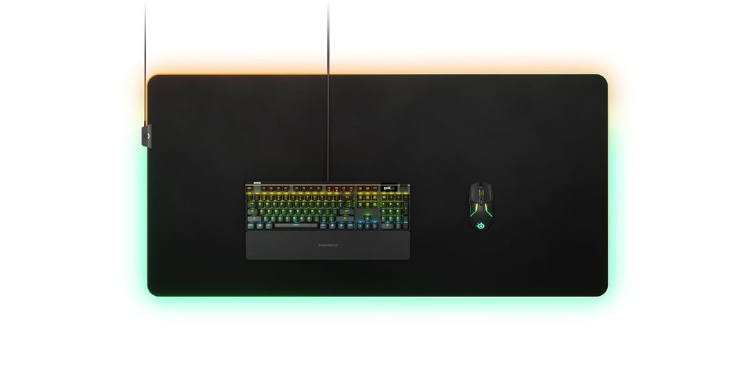 PODLOGA ZA MIŠKO STEELSERIES QCK PRISM CLOTH SVETLEČA PODLOGA 3XL