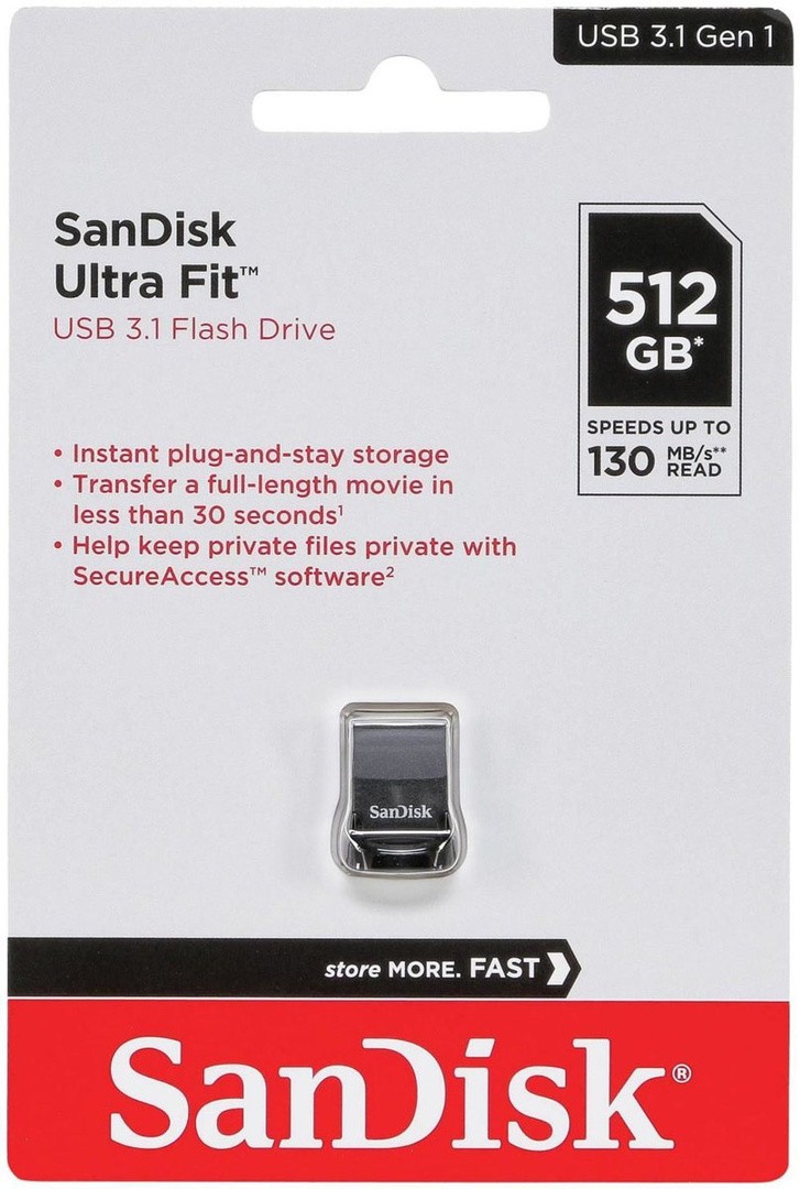 USB KLJUČ SANDISK SANDISK ULTRA FIT 512GB