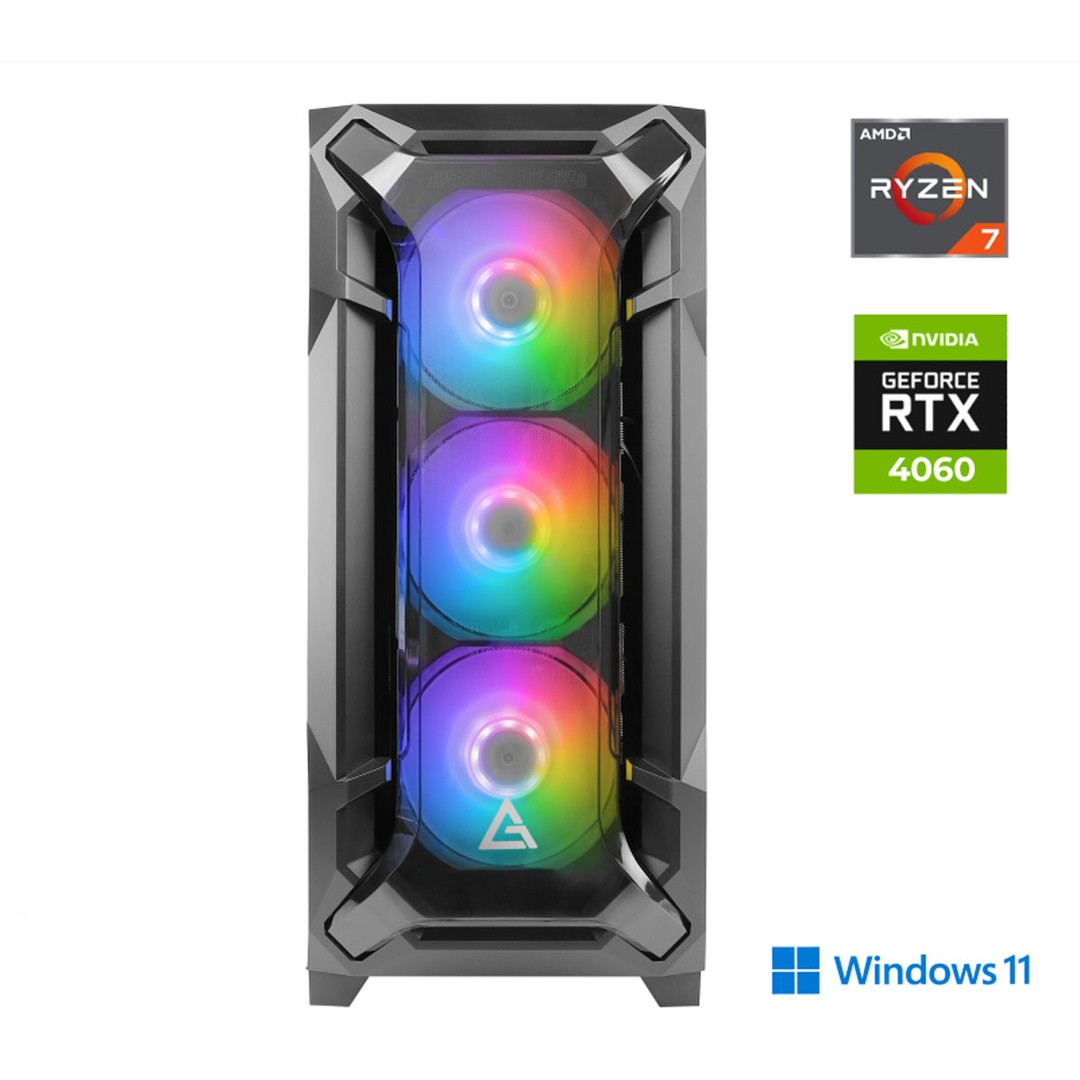 RAČUNALNIK ANNI GAMER ADVANCED R7 5700X / RTX 4060 / 16 GB / 1 TB / W11H