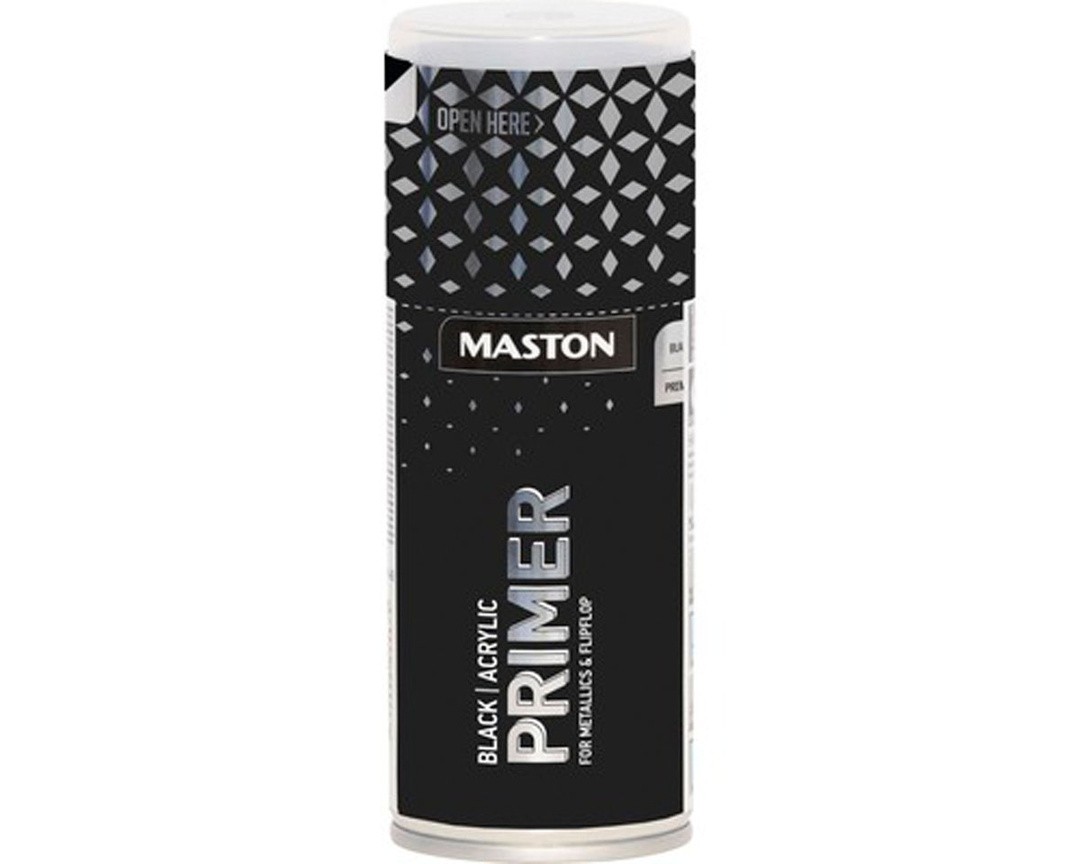 MASTON BARVA V SPREJU AKRIL-PRIMER ČRNA 150ML