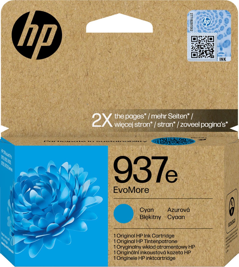 KARTUŠA/TONER HP B-C 937E EVOMORE CYAN