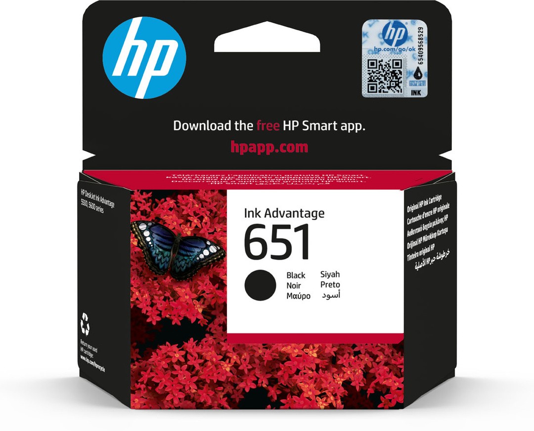 KARTUŠA/TONER HP 651 ČRNA