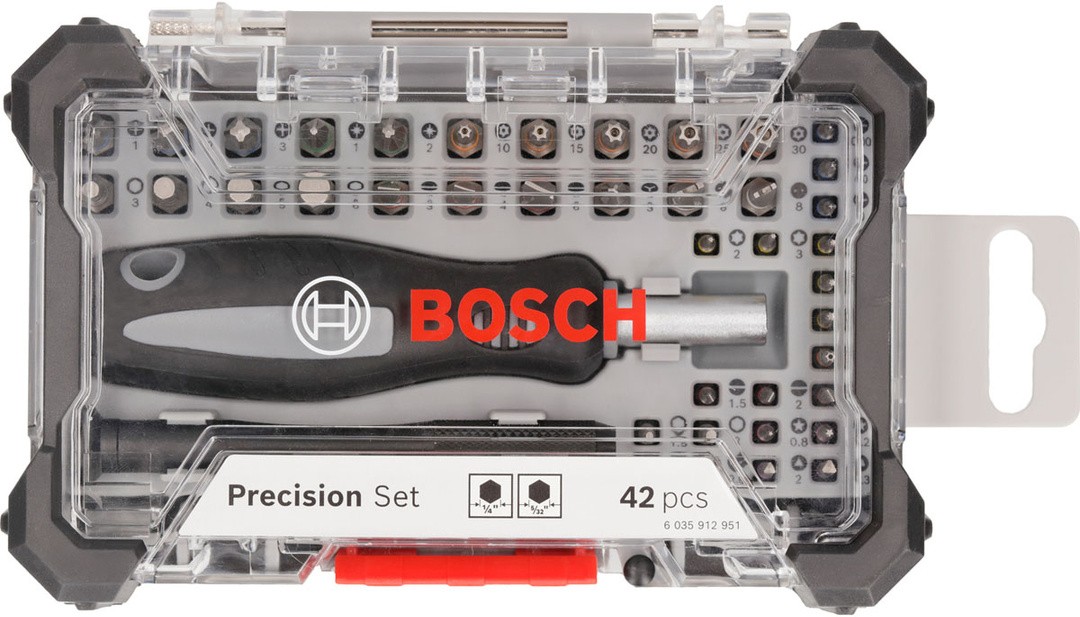 GRT VIJAČNIH NASTAVKOV BOSCH 42 DELNI SET NATANČNIH VIJAČNIKOV