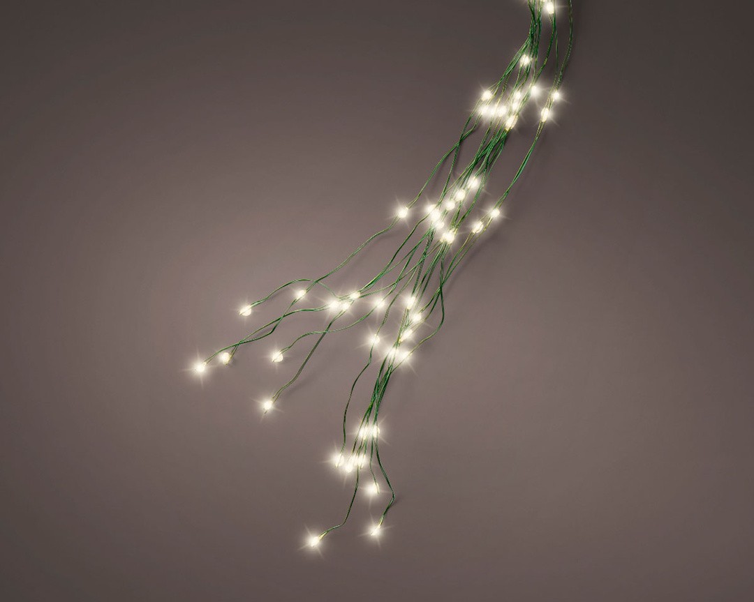 LUČKE LUMINEO MICRO LED 408L TOP BELA Z SLAP, 180 CM