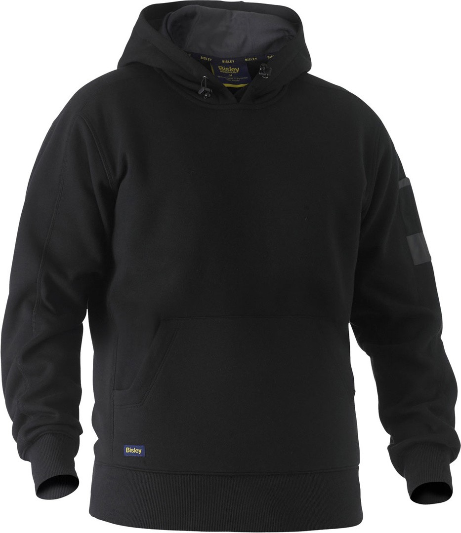 PULOVER BISLEY S KAPUCO IZ FLISA ČRN 2XL
