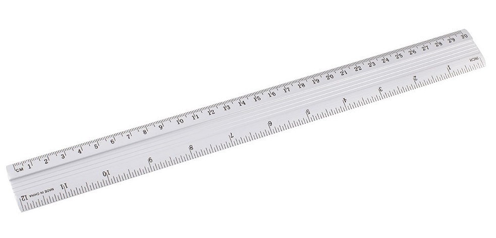 RAVNILO, ŠABLONA LEVIA 30 CM ALUMINIJ SIV 009889