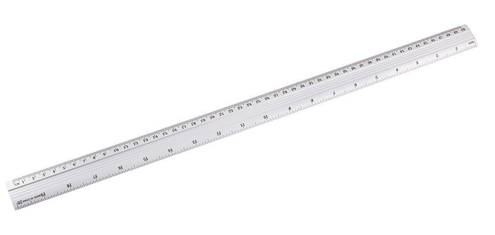 RAVNILO, ŠABLONA LEVIA 50 CM ALUMINIJ SIV 009890
