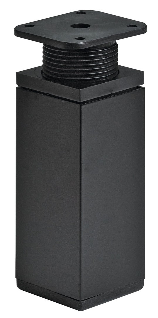 REGULACIJSKA NOGICA HETTICH DIY 100 - 115X40X40MM KOVINSKA, ČRNA