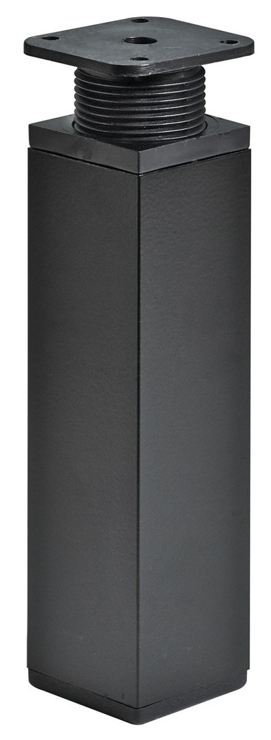 REGULACIJSKA NOGICA HETTICH DIY 150 - 165X40X40 MM KOVINSKA, ČRNA