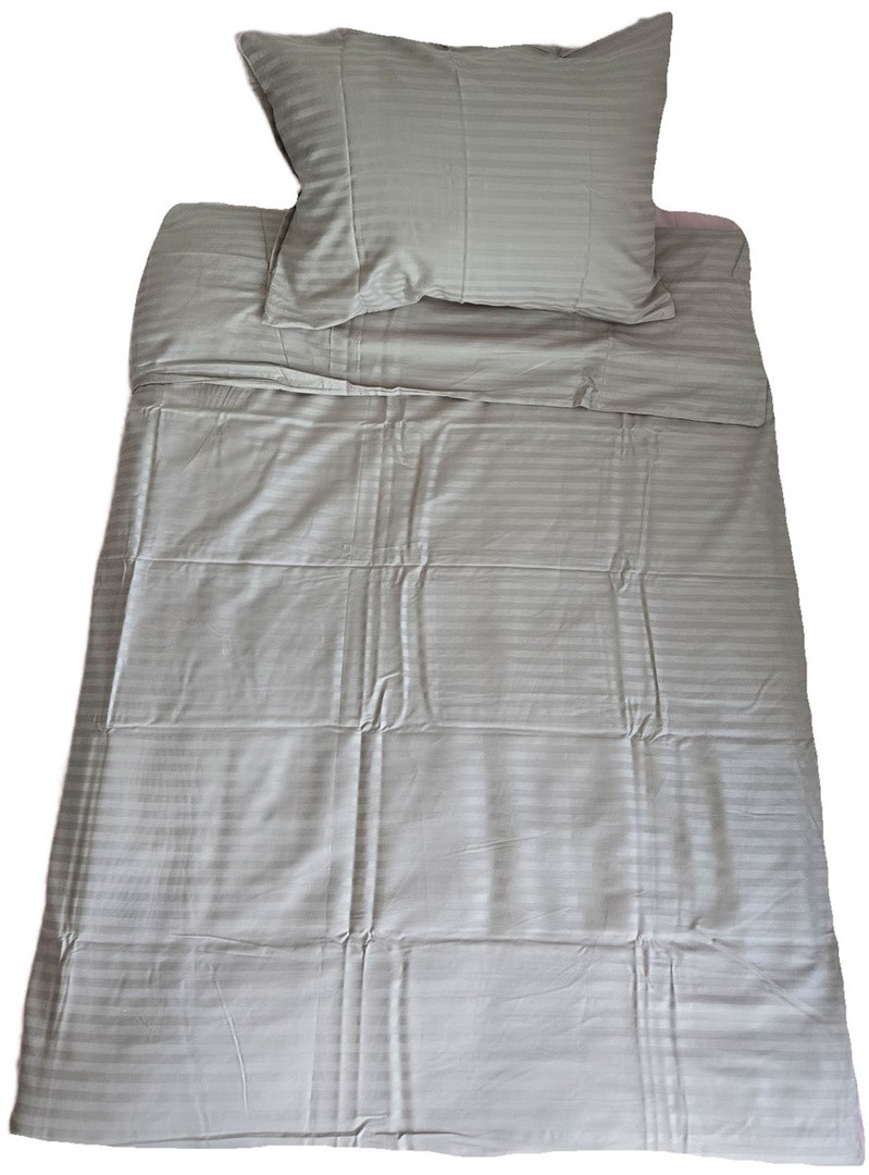POSTELJNINA LIVING COTTON CAMEL 140X200, 50X70 SATIN, Z ZADRGO