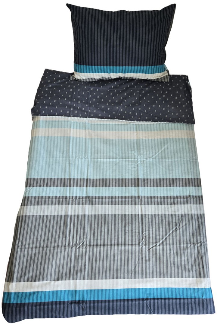 POSTELJNINA LIVING COTTON FRANK, 140X200, 50X70 RENFORCE, Z ZADRGO