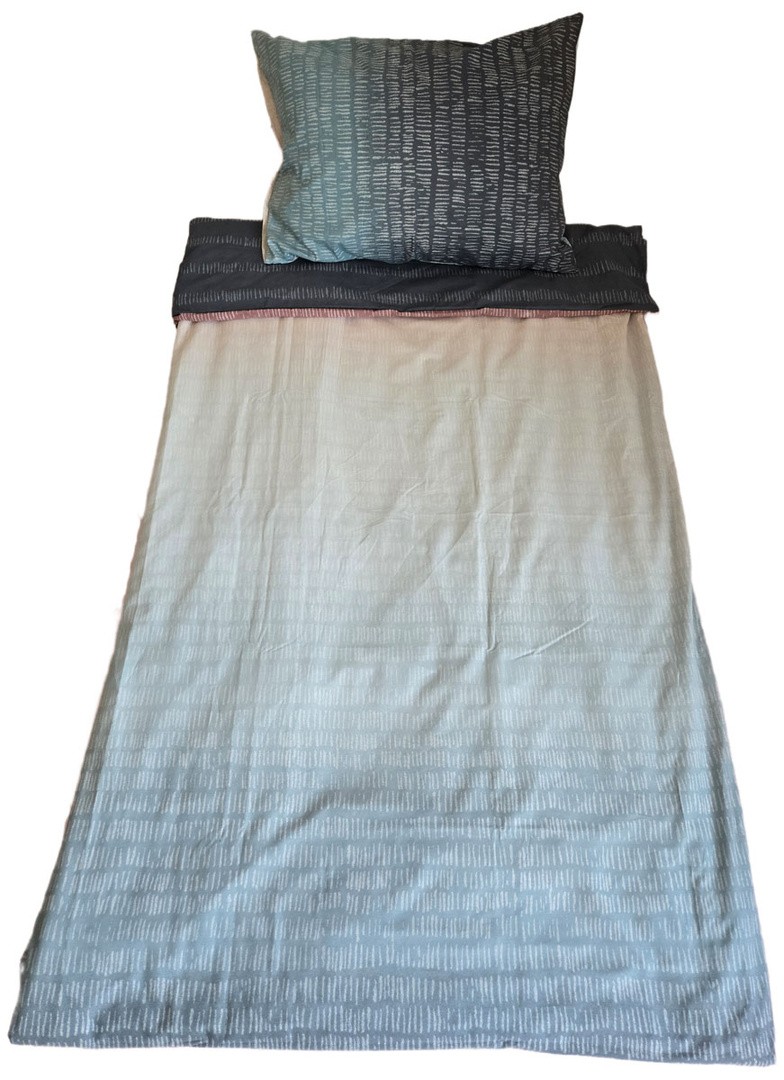POSTELJNINA LIVING COTTON BREEZE GREY140X200, 50X70 RENFORCE, Z ZADRGO