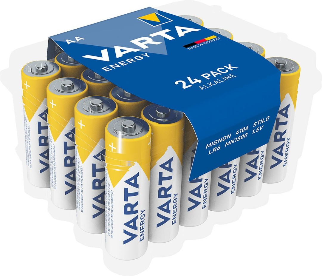 ALKALNI BATERIJSKI VLOŽEK VARTA ENERGY AA, 24/1