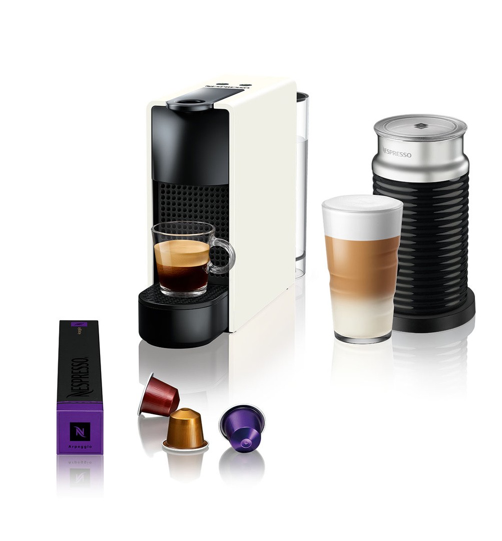KAVNI APARAT, KAPSULE NESPRESSO ESSENZA MINI BEL & AEROCCINO