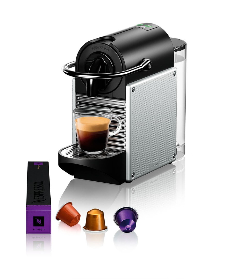 KAVNI APARAT, KAPSULE NESPRESSO PIXIE SREBRN