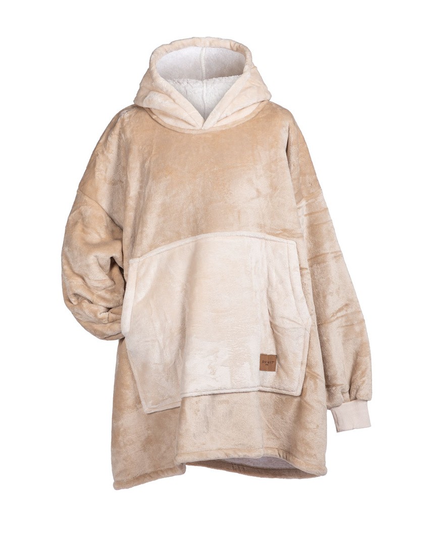 DEKORATIVNA ODEJA SVILANIT HOODIE ODRASLI SANDY CHARM &NOGAVICE