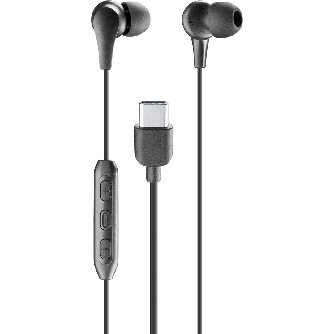 SLUŠALKE MUSIC SOUND COLOR IN-EAR Z MIKROFONOM ČRNE