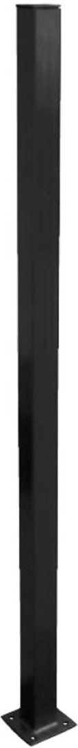 STEBER ZA OGRAJO M 1230X50X50 MM ANTRACIT S PODSTAVKOM ZA BETON