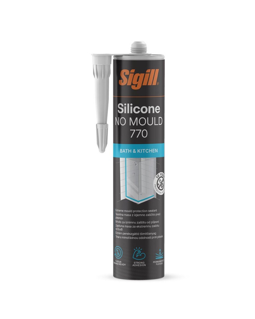 ACETATNI SILIKON SIGILL SILICONE NO MOULD 770 280 ML TRANSPARENT