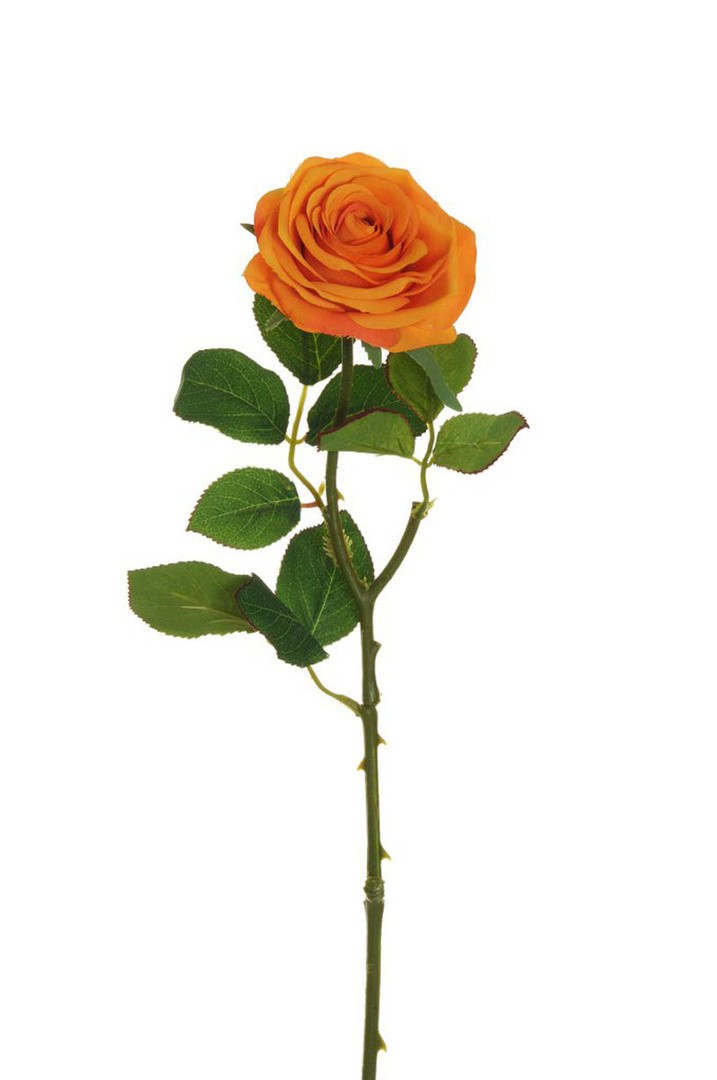 UMETNO CVETJE EVERGREENS EKVADOR VRTNICA NA STEBLU SV.ORANŽNA 65 CM