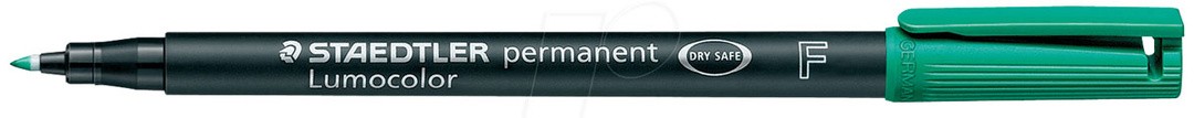 PERMANENTNI FLOMASTER STAEDTLER 318 ZELEN F 0.6MM