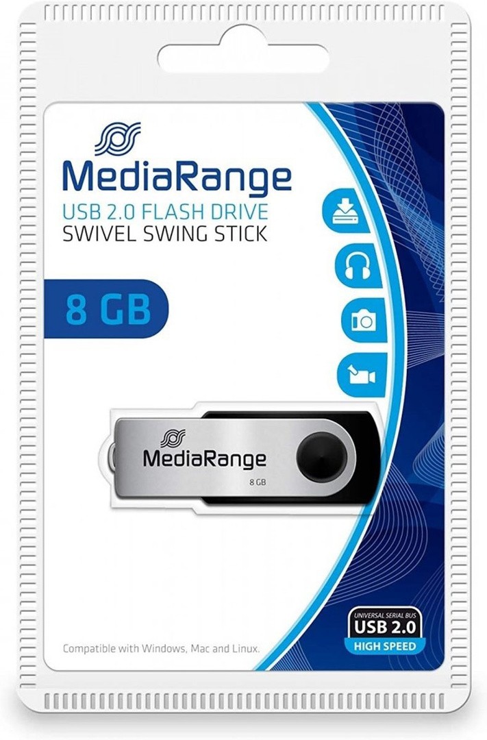 USB KLJUČ MEDIARANGE 8GB 2.0 MR908