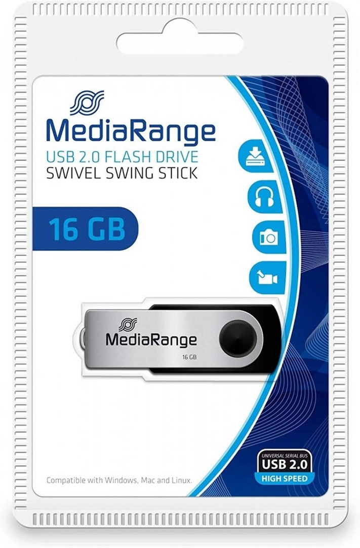 USB KLJUČ MEDIARANGE 16GB 2.0-MR910