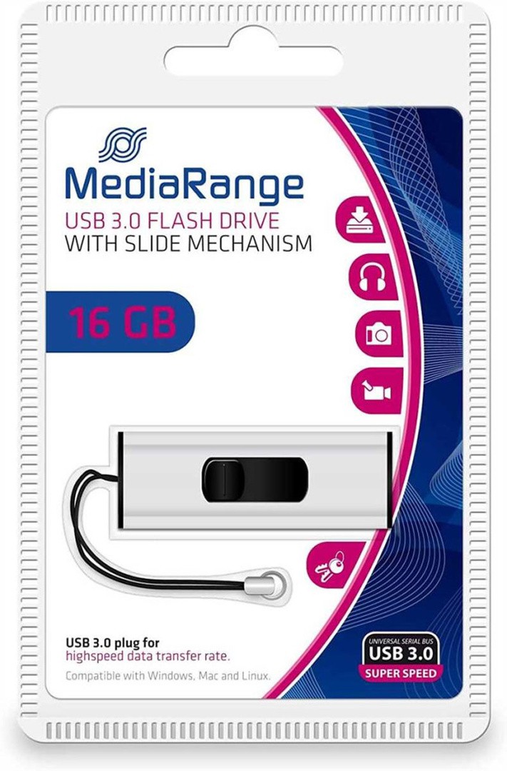 USB KLJUČ MEDIARANGE 16GB 3.0 MR915