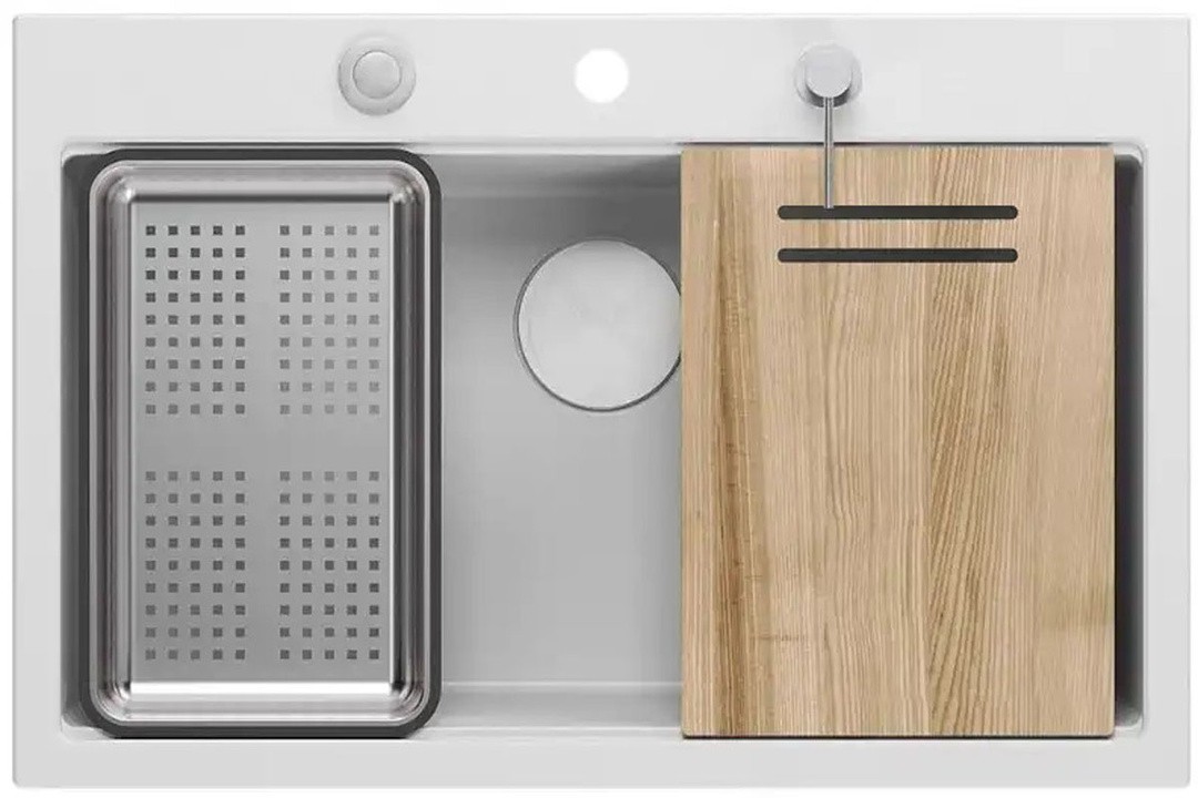 GRANITAL POMIVALNO KORITO QUADRON MARC WORKSTATION BEL