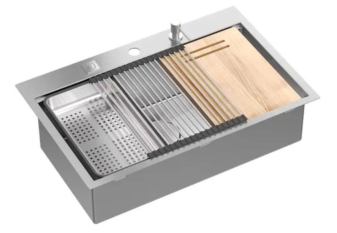 NERJAVNO POMIVALNO KORITO QUADRON BURT WORKSTATION INOX