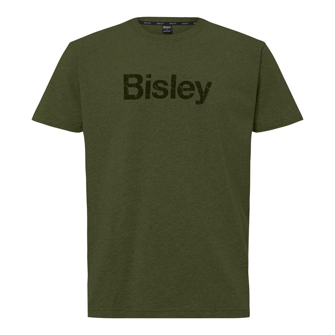 MAJICA KRATKI ROKAV BISLEY T-SHIRT COTTON LOGO TEE 2XL ZELENA