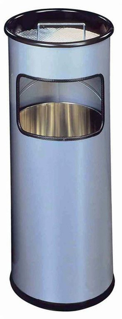 KOŠ ZA SMETI DURABLE S PEPELNIKOM 3330 SREBRN