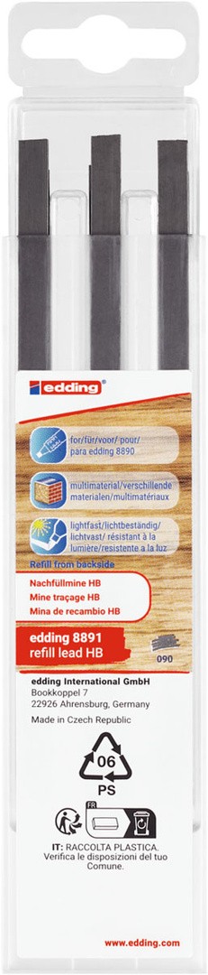 FLOMASTER EDDING MIZARSKI SVINČNIK MINCE 6/1