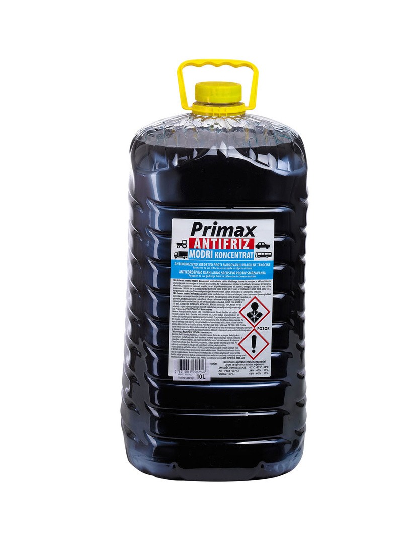 MAZIVA IN TEKOČINE PRIMAX ANTIFRIZ MODRI 10L