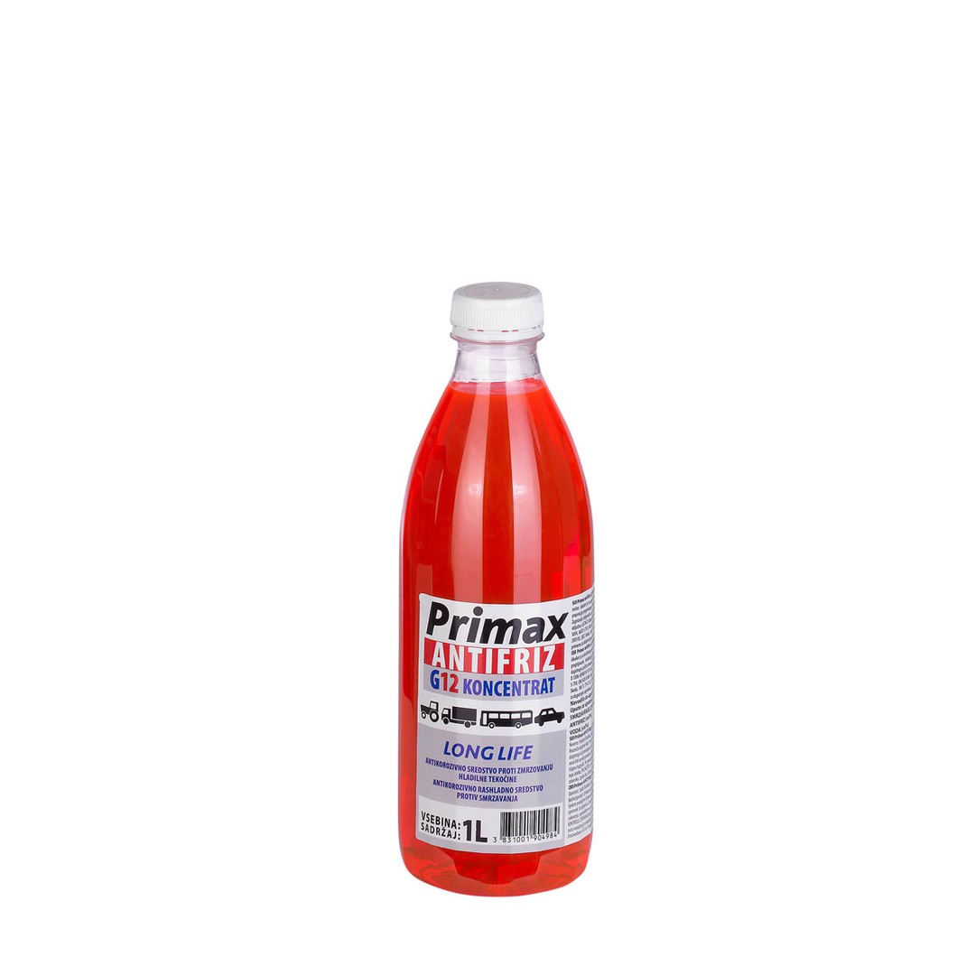 MAZIVA IN TEKOČINE PRIMAX ANTIFRIZ RDEČI G 12 1L