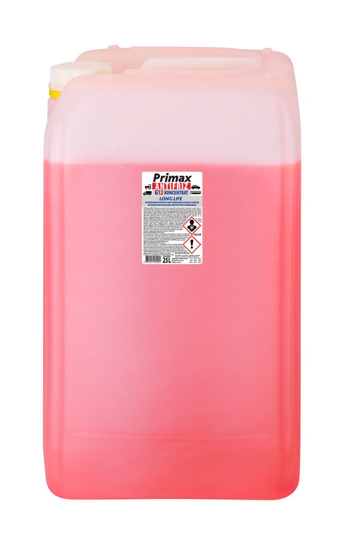 MAZIVA IN TEKOČINE PRIMAX ANTIFRIZ RDEČI G 12 25L