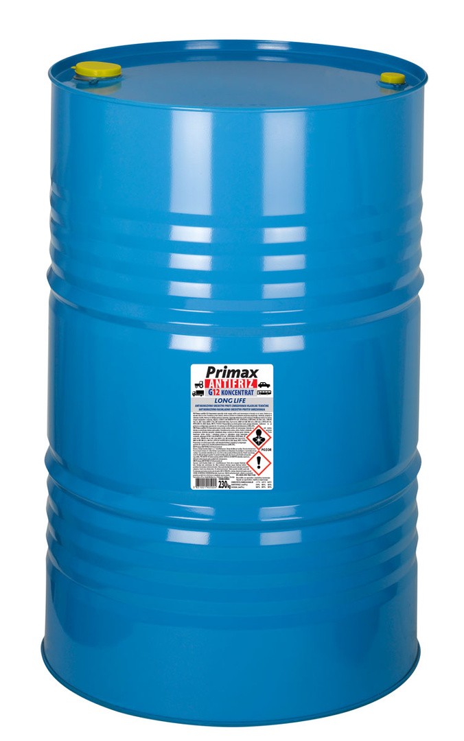 MAZIVA IN TEKOČINE PRIMAX ANTIFRIZ RDEČI G 12 230KG (CAA 207L)