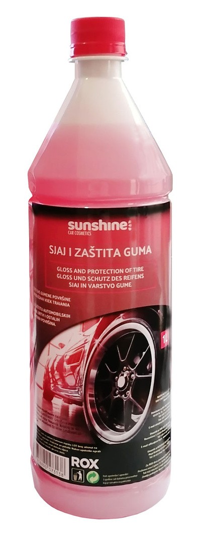 ZUNANJA AVTOKOZMETIKA SUNSHINE ZA ZAŠČITO IN SIJAJ GUME 1 L