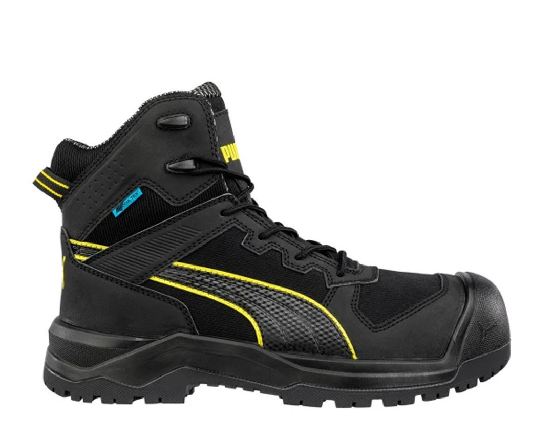 VISOKI DELOVNI ČEVLJI PUMA ROCK HD CTX MID S7S ČRNI ŠT. 43