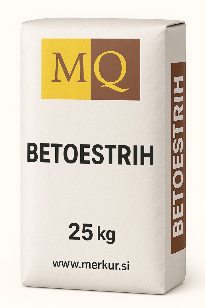 BETONSKA MEŠANICA MQ BETOESTRIH 25 KG VRE=25 KG PAL=60 KOSOV