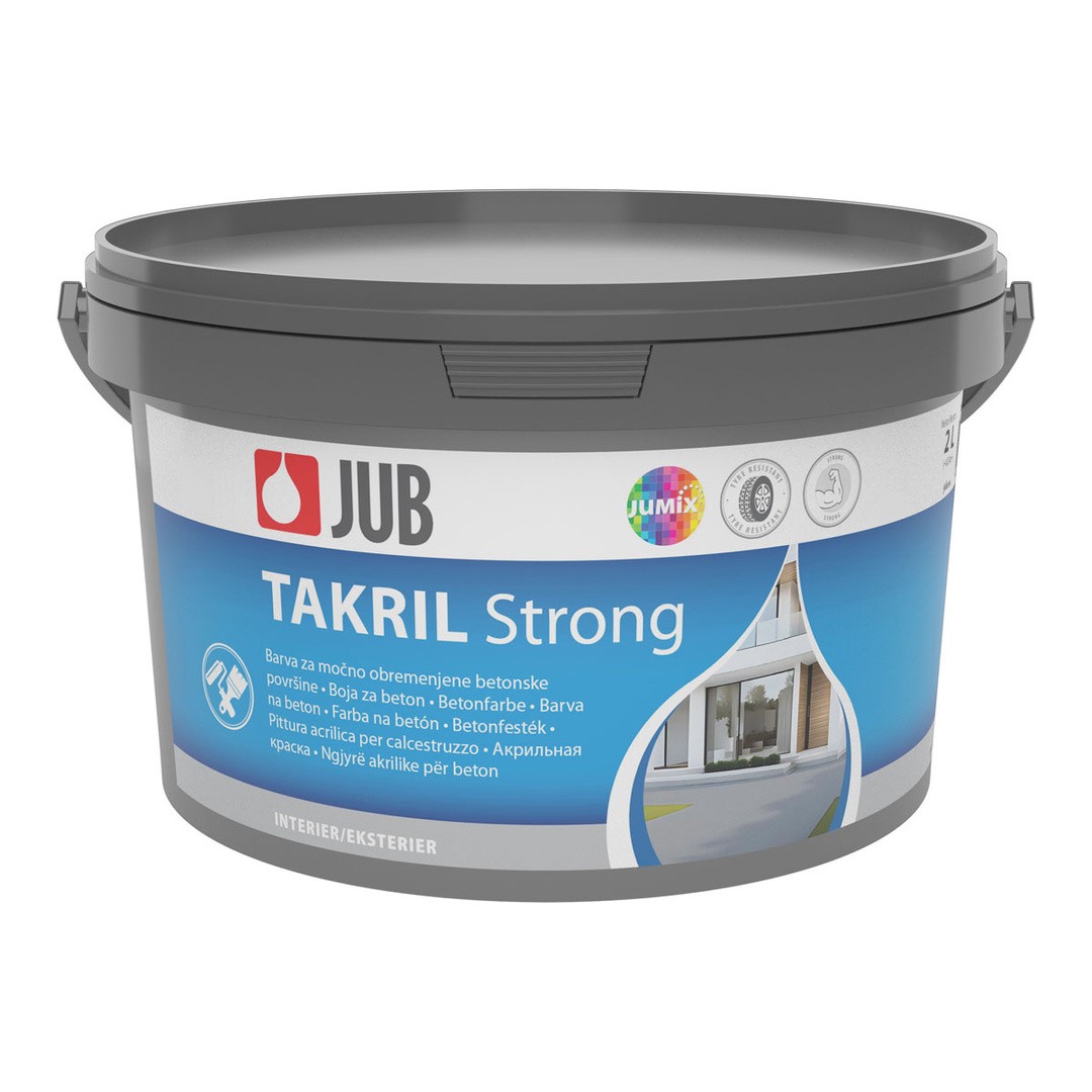 BARVA ZA BETON JUB TAKRIL STRONG BEL 1001 2 L