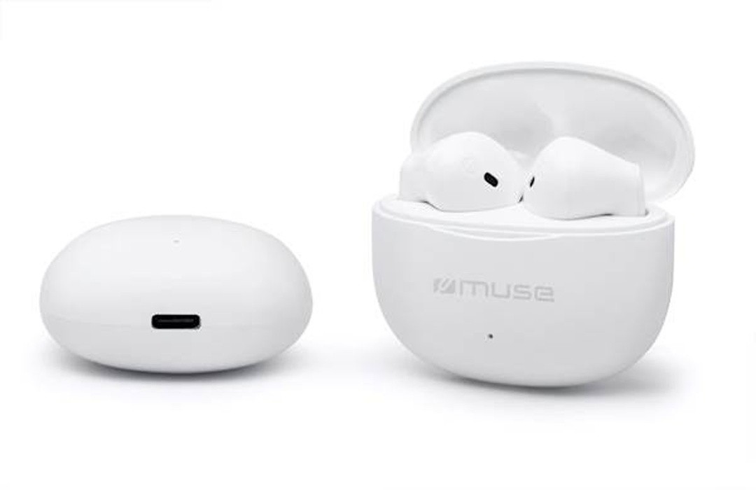 SLUŠALKE MUSE BT M-270 TWS BELE