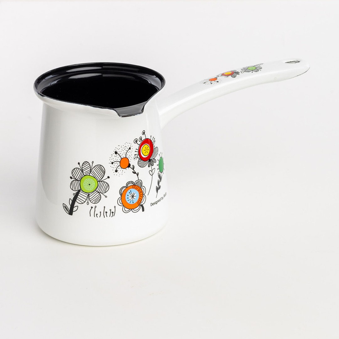POSODA ZA TOPLE NAPITKE ENAMELIE DŽEZVA 10.5 CM - 0.75 L NEŽA 2