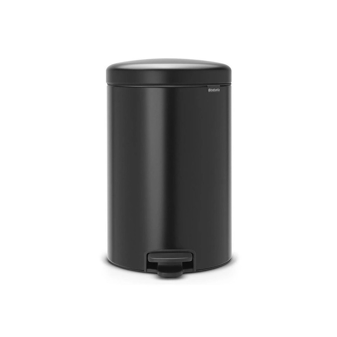 KOŠ ZA SMETI BRABANTIA NEWICON 20 L MAT ČRN