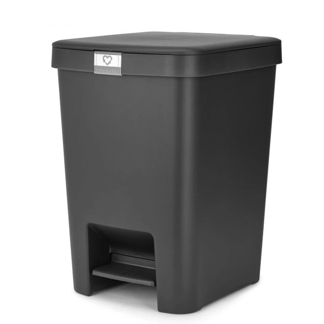 KOŠ ZA SMETI BRABANTIA STEPUP 25 L TEMNO SIV