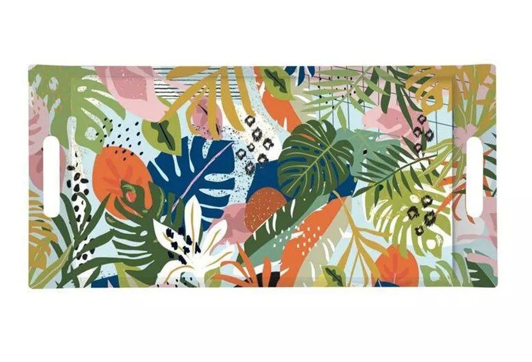 SERVIRNI PLADENJ EASY LIFE TROPICAL VIBES PLADENJ 40X19CM MELAMINA