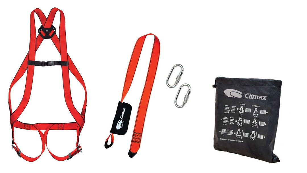 VAROVALNI PAS CLIMAX SET VAROVALNI ZA DELO NA VIŠINI 10 BASIC DO 100KG