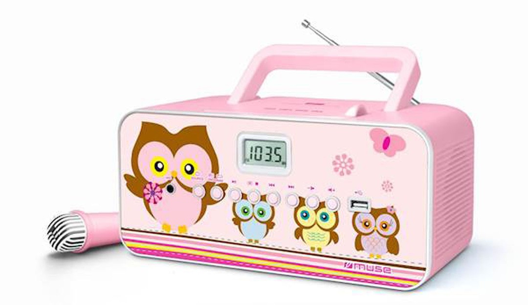 PRENOSNI RADIO MUSE S CD M-29 KP ROZA