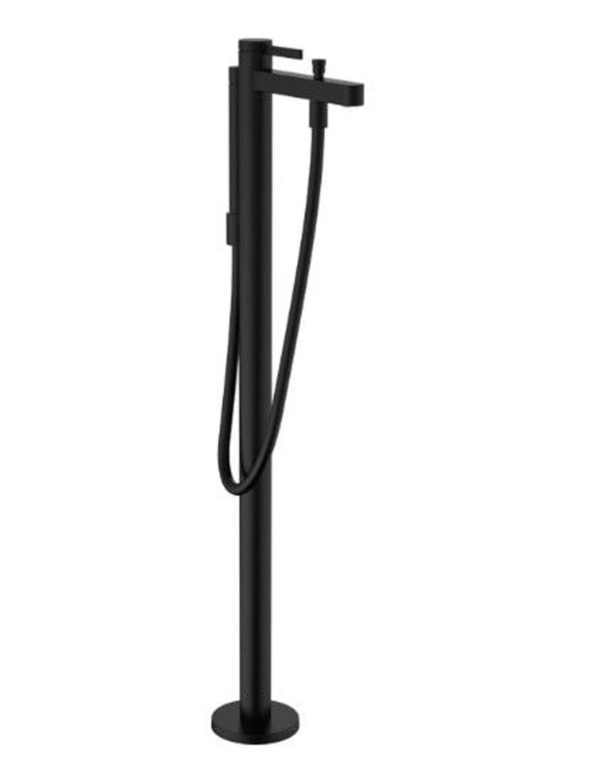 PIPA ZA KAD HANSGROHE HG FINORIS SAMOSTOJEČA ZA KAD, ČRNA MAT, PRHA